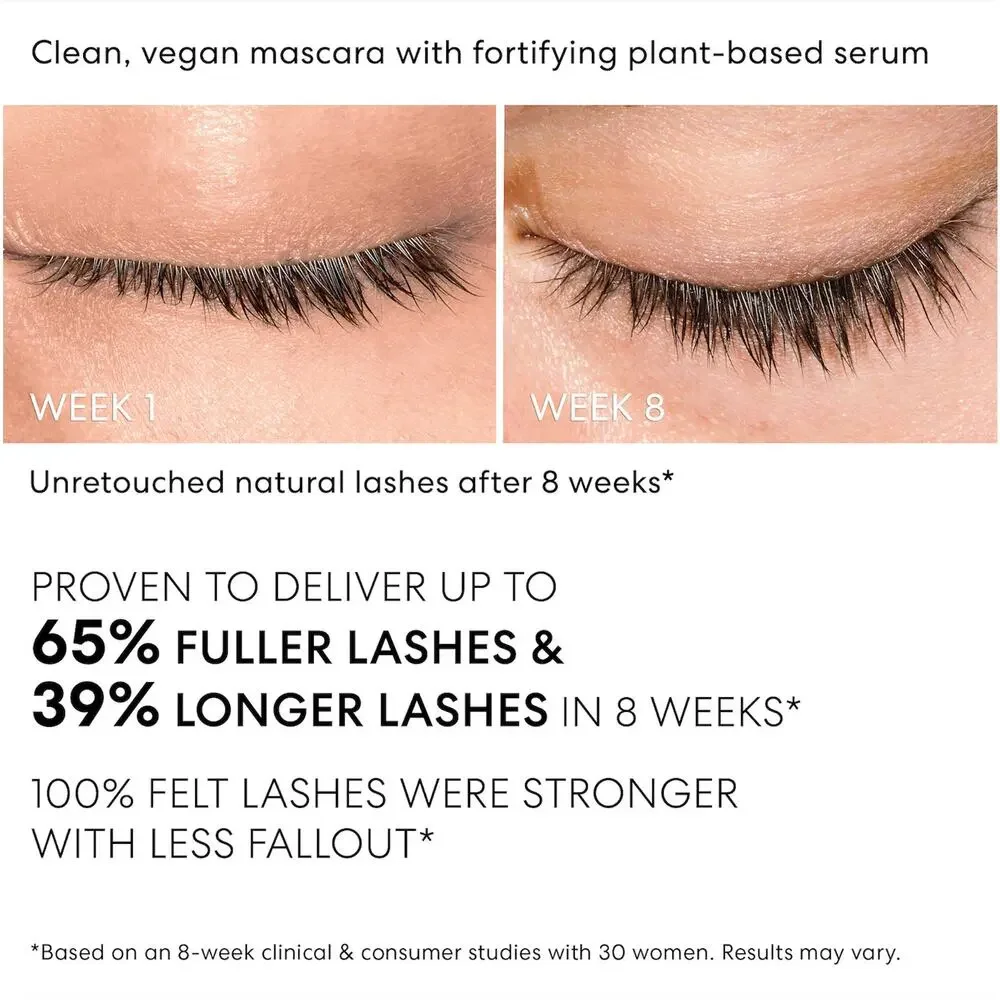 Bare Minerals NEW Strength & Length Serum Infused Mascara – Extreme Black